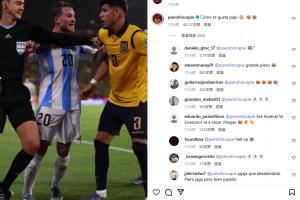 球迷笑疯了🤣麦卡晒冲突视频：你不是这样，因卡皮耶回复：宝贝